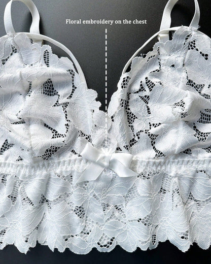Plus Size Lace Lingerie Set  2-Piece Sexy Sleepwear