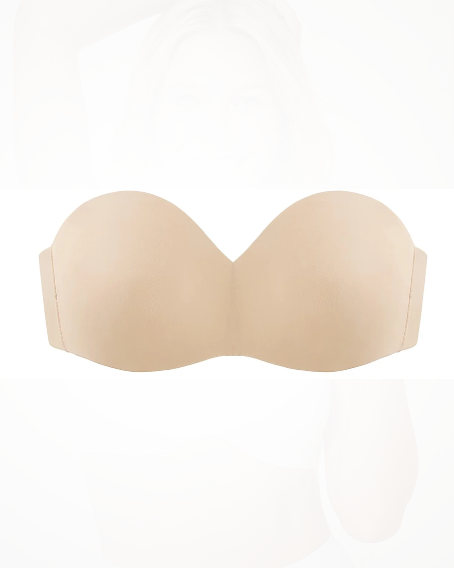 Strapless Bra Unlined Underwire Minimizer Plus Size Support