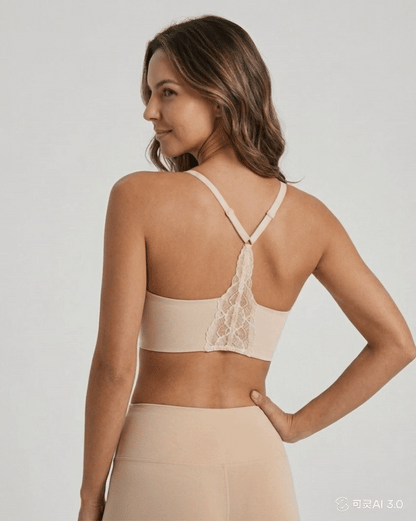 Women’s Lace Jelly Bralette – Wireless, Seamless & Padded