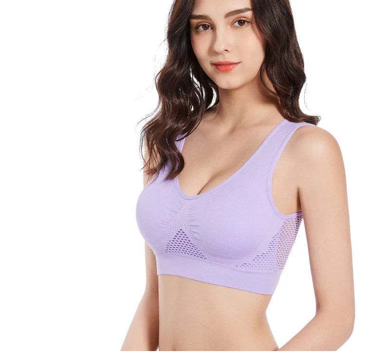 Seamless Sports Comfortable Breathable High Support Bra