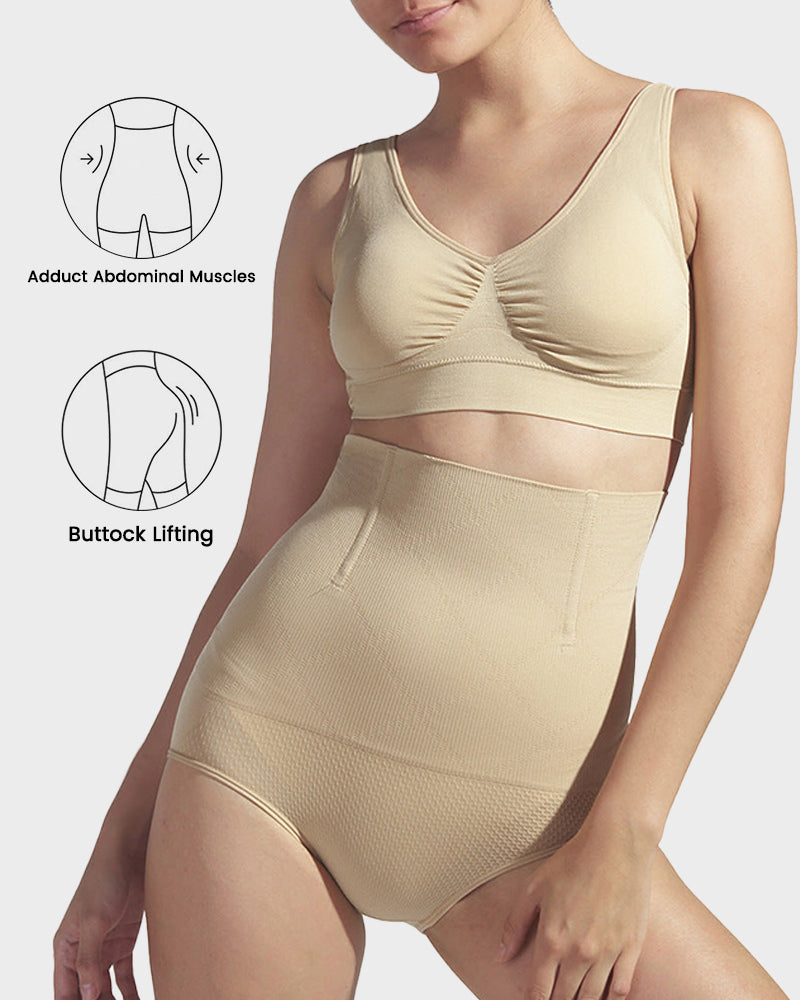 Firm Sculpt High Waisted Briefs(2 Packs)