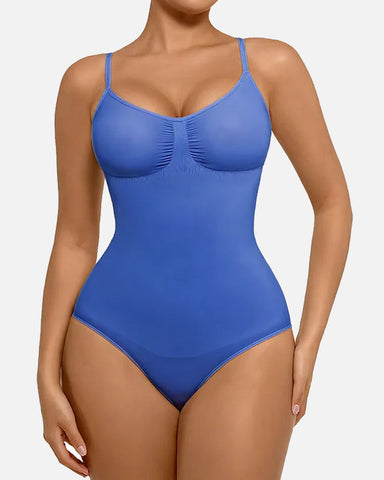 Tummy Control Bodysuit Seamless Sculpting Snatched Waist Body Suit Thong