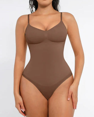 Tummy Control Bodysuit Seamless Sculpting Snatched Waist Body Suit Thong