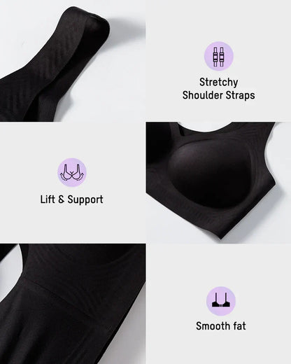 Lifting Wire-Free Antibacterial Jelly Bra