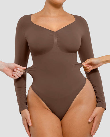 Long Sleeve Shaping Bodysuit