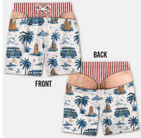 Striped coconut tree style