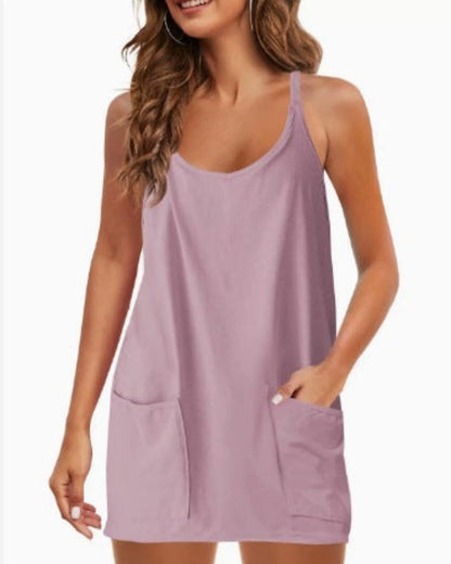 Women's Summer Sleeveless Mini Dress