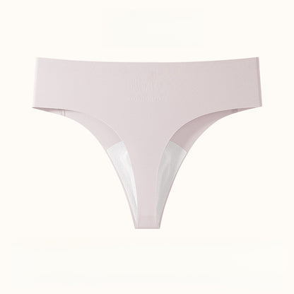 Anti-Embarrassment Ice Silk Seamless Thongs for Yoga & Fitness