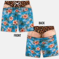 Leopard print floral style