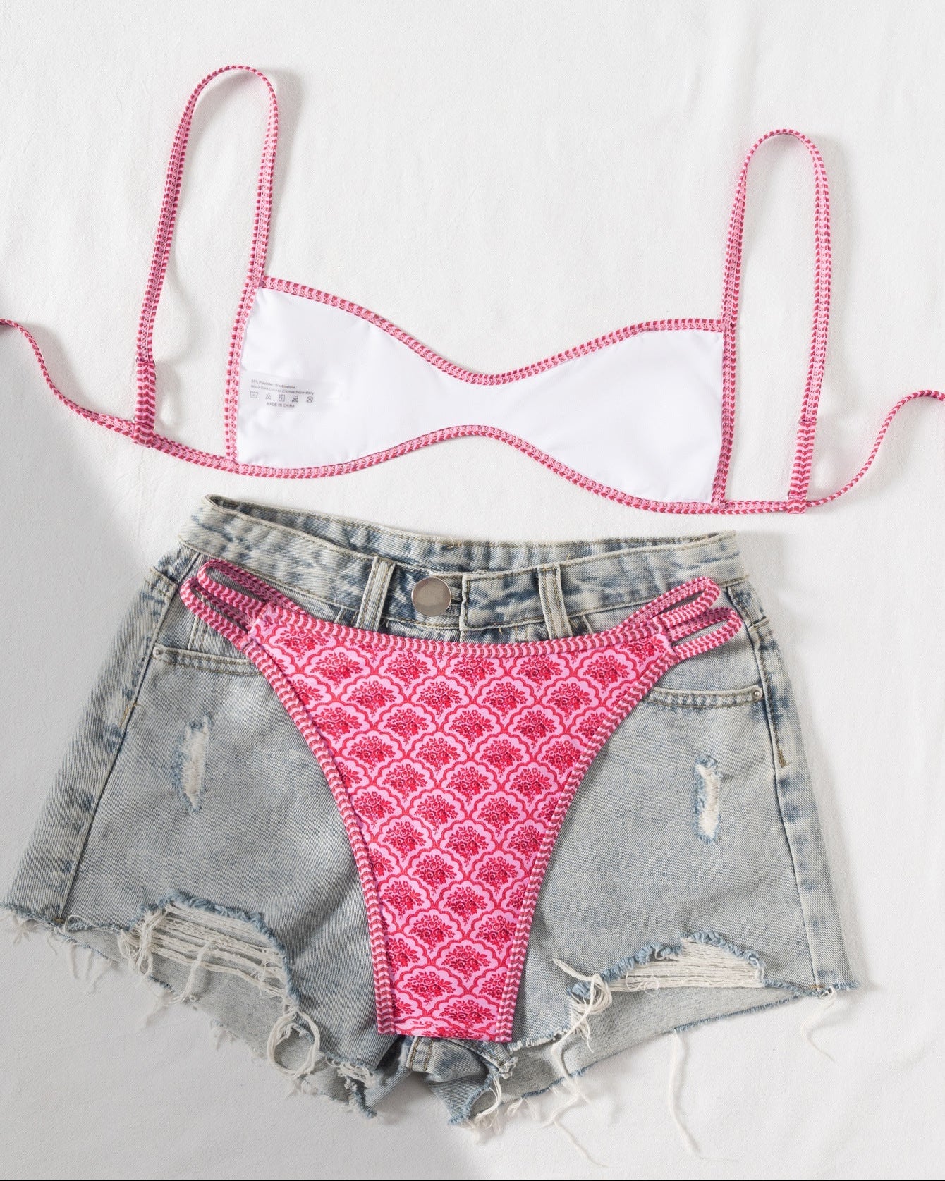 Two-Piece Set Women's Floral Print Bikini Set
