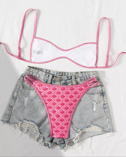 Two-Piece Set Women's Floral Print Bikini Set