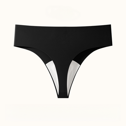 Anti-Embarrassment Ice Silk Seamless Thongs for Yoga & Fitness