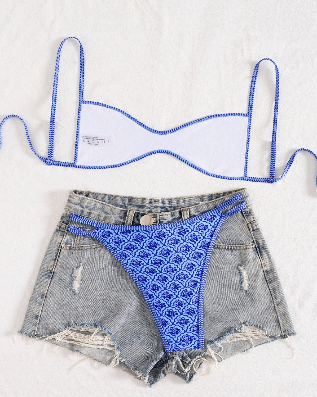 Two-Piece Set Women's Floral Print Bikini Set