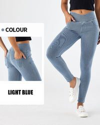 Skinny Fit-Light Blue
