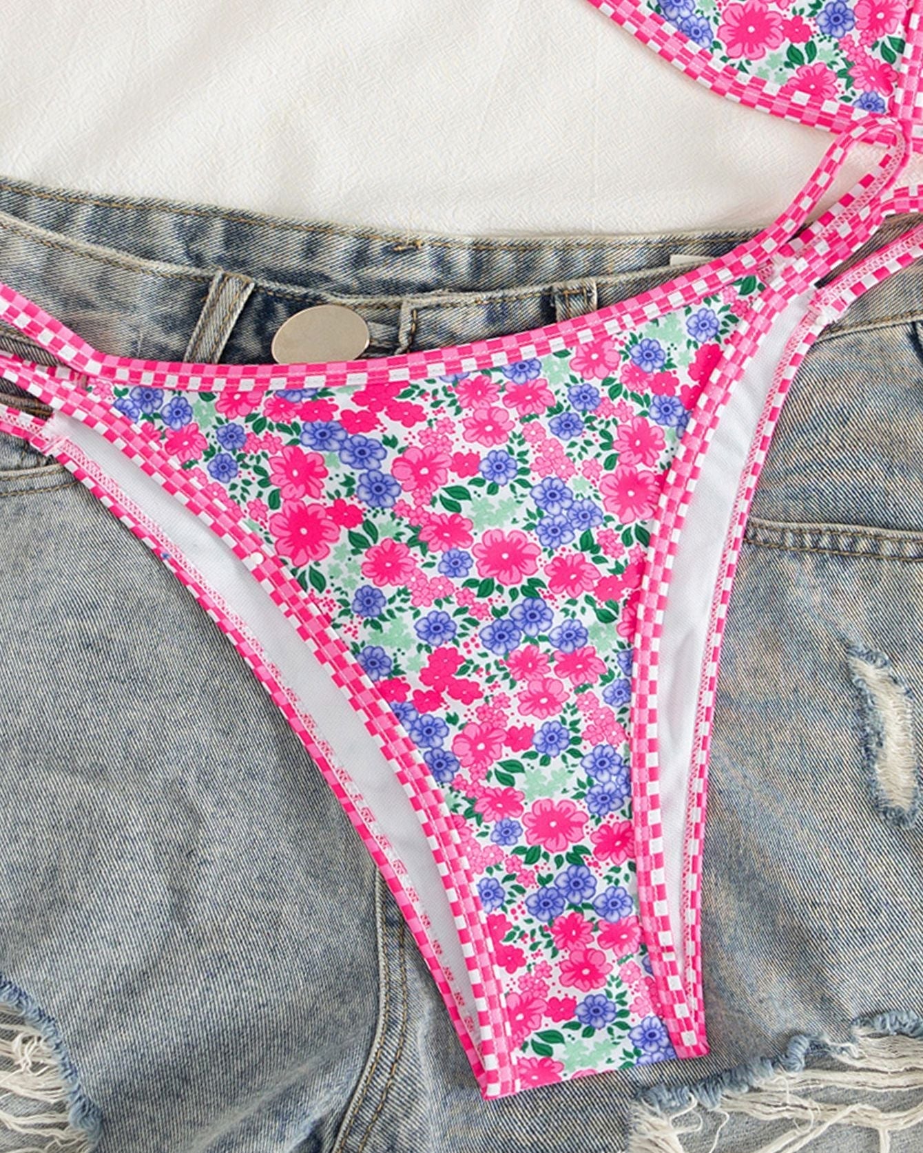 Two-Piece Set Women's Floral Print Bikini Set