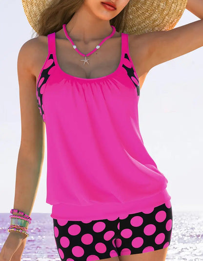 Women's Polka Dot Two Piece Swimsuit