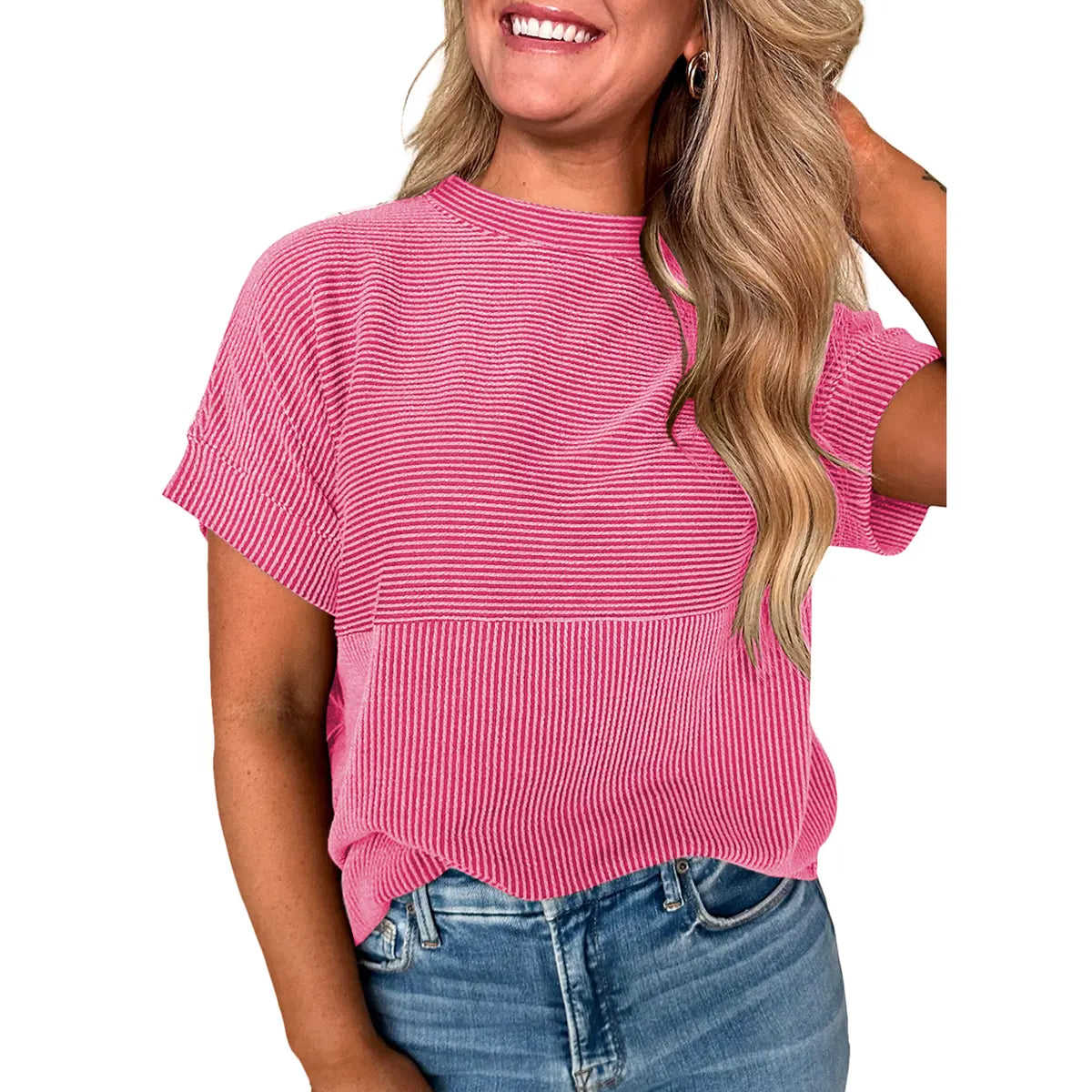 Women's Solid Short Sleeve T-Shirt Summer 2026