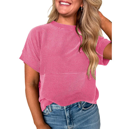 Women's Solid Short Sleeve T-Shirt Summer 2026