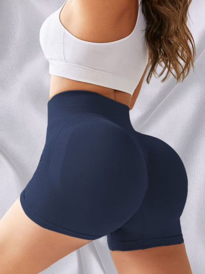 High Waist Tummy Control  Butt-Lifting Seamless Knitted Shorts