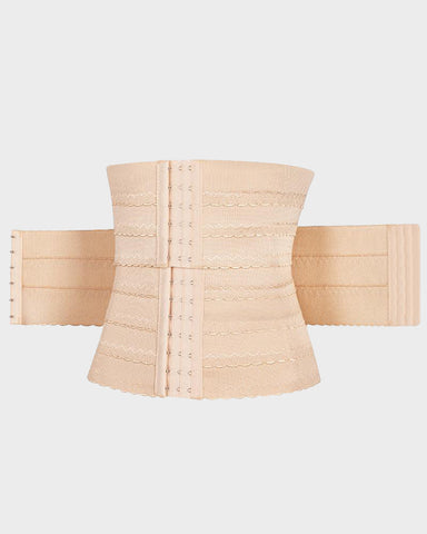 Segmented Waist Trainer Corset With Steel Bones