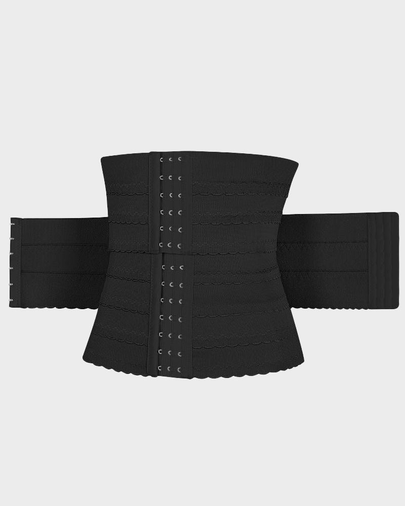 Segmented Waist Trainer Corset With Steel Bones