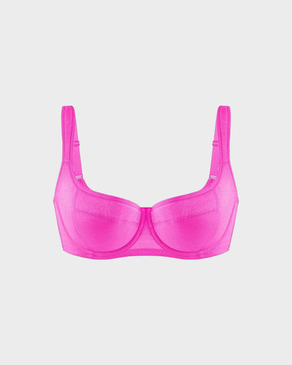 Women Shimmer Lightly Padded Balconette Bra