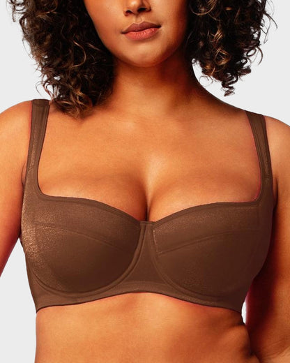 Women Shimmer Lightly Padded Balconette Bra