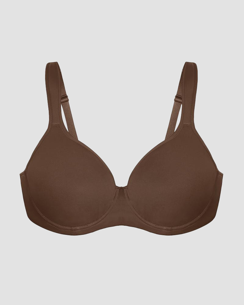 Soft Plus Size Full Coverage Unlined Minimizer Bra