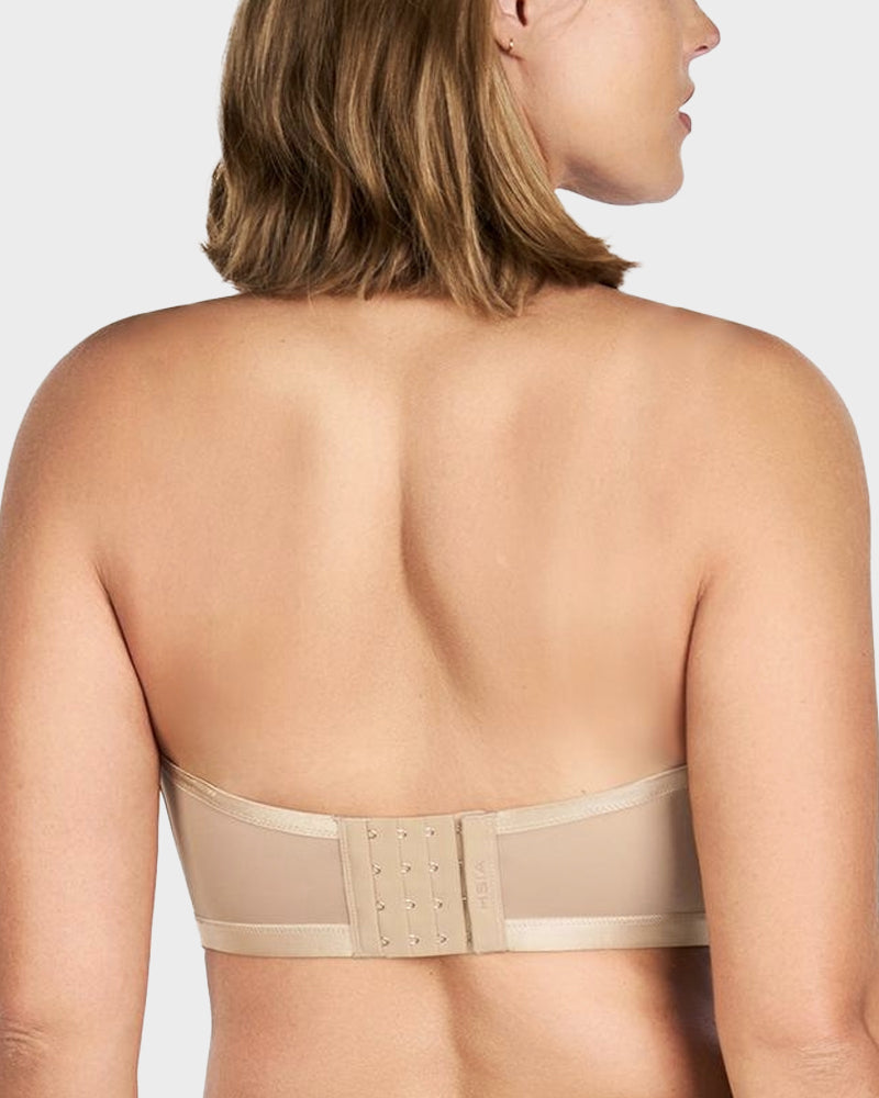 Strapless Mesh Underwire Bra – Stay Put & Natural Lift