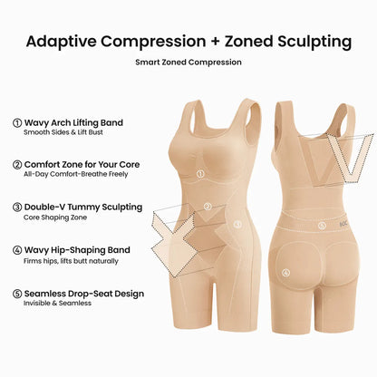 ozealla SculptEase™ Tummy Control Faja Bodysuit
