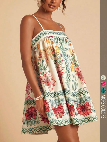 Boho Floral Summer Sundress