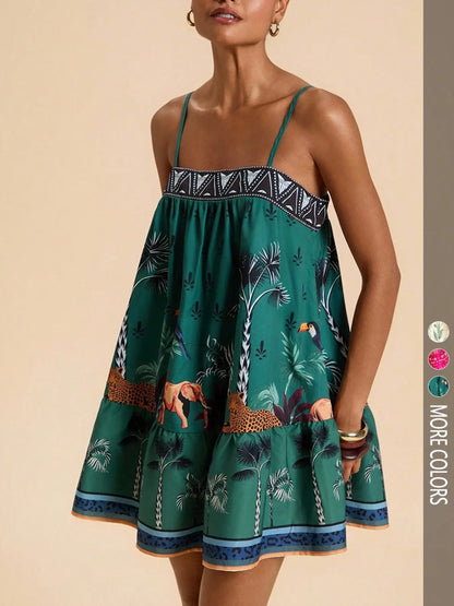 Boho Floral Summer Sundress