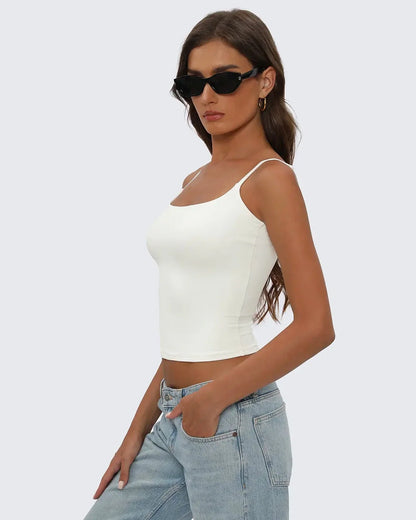 Women's Square Neck Cami Top - Chic & Versatile
