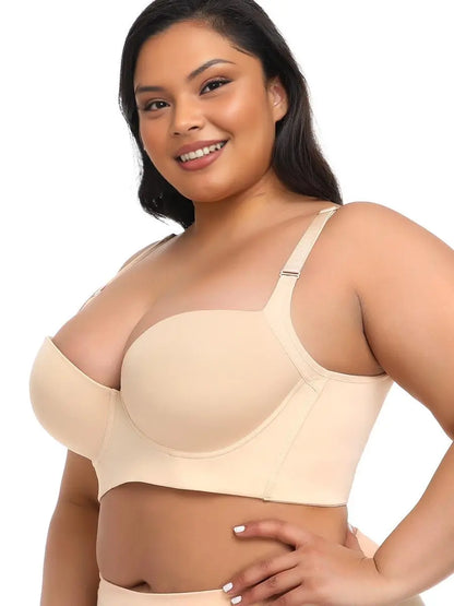 Plus Size Women’s Full Coverage Support Bra – Comfortable Everyday Fit