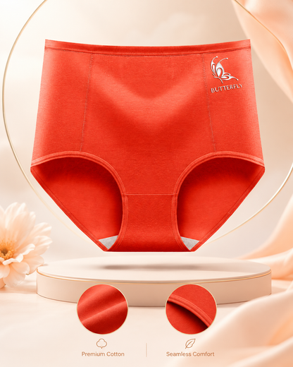 Women’s High Rise Cotton Briefs with Soft Full Coverage Fit