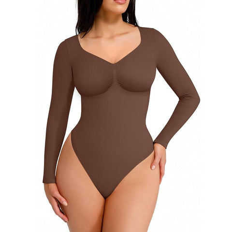 Long Sleeve Shaping Bodysuit