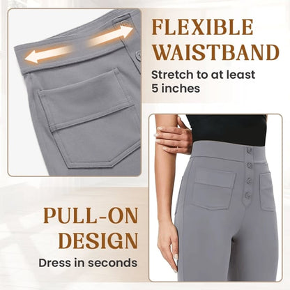 💖LAST DAY SALE 50% OFF💷Women's Casual High Waist Stretch Pants
