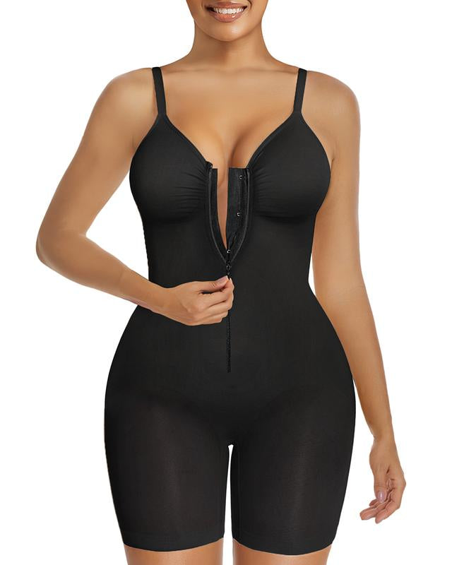 Women's Tummy Control Zip Bodysuit