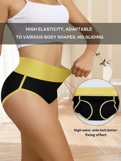 High-Waist Seamless Women's Underwear - 5 Pieces