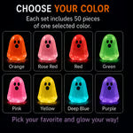 ⏳ Last day 50% OFF –👻Glow In Dark Cute Ghost Resin Bead Set
