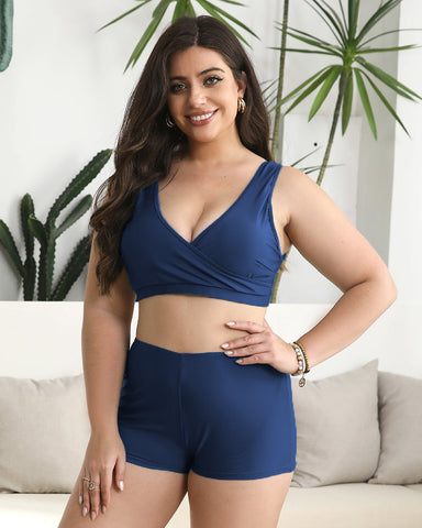 Built-in Bra Swim Romper