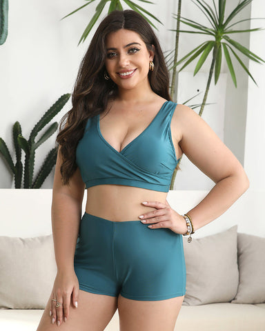 Built-in Bra Swim Romper