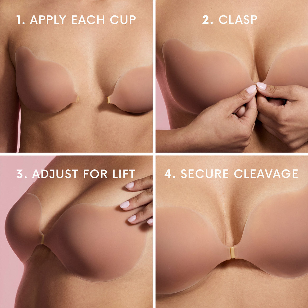 Seamless Sculpting Bra with Silicone Cups