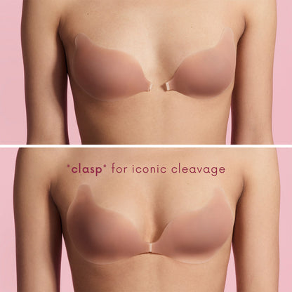 Seamless Sculpting Bra with Silicone Cups