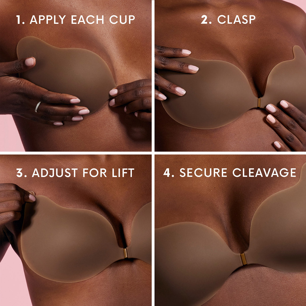 Seamless Sculpting Bra with Silicone Cups