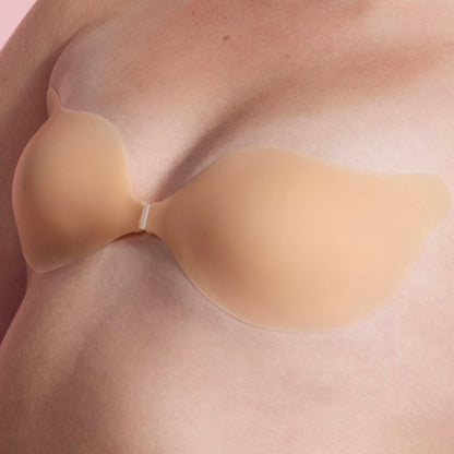 Seamless Sculpting Bra with Silicone Cups