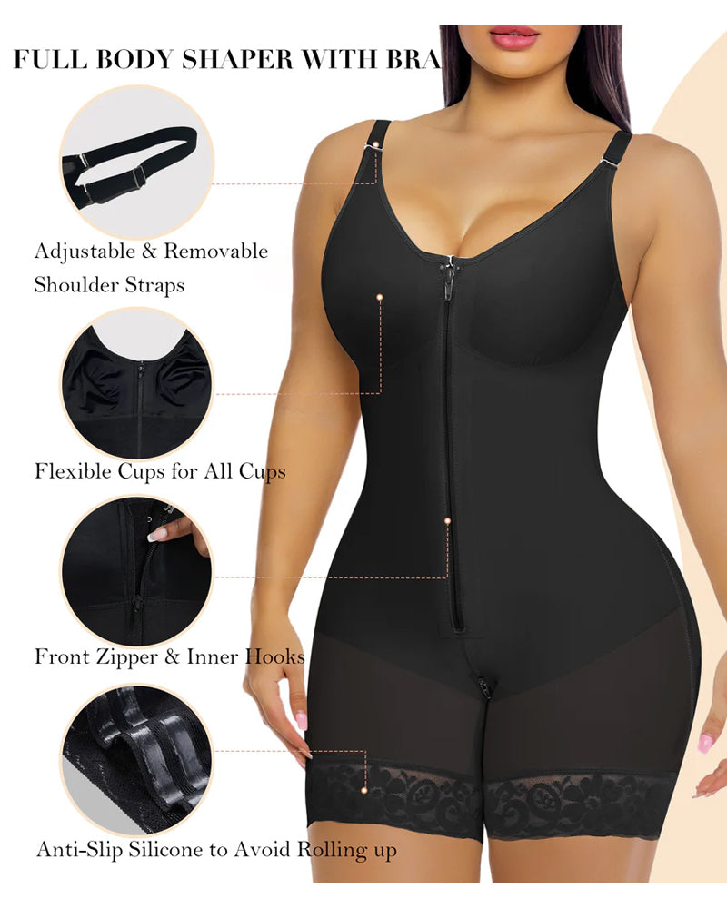 🔥BF Deals🔥Tummy Control Butt Lifter Shaper with Zipper Crotch Fajas Colombianas