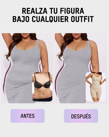Faja Moldeadora 6 Zonas – Apertura Trasera para Baño y Moldea Cintura, Busto y Glúteos