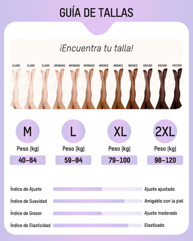 Medias Térmicas Adelgazantes de Una Sola Costura Virales