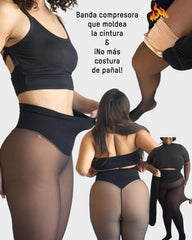 Medias Térmicas Adelgazantes de Una Sola Costura Virales